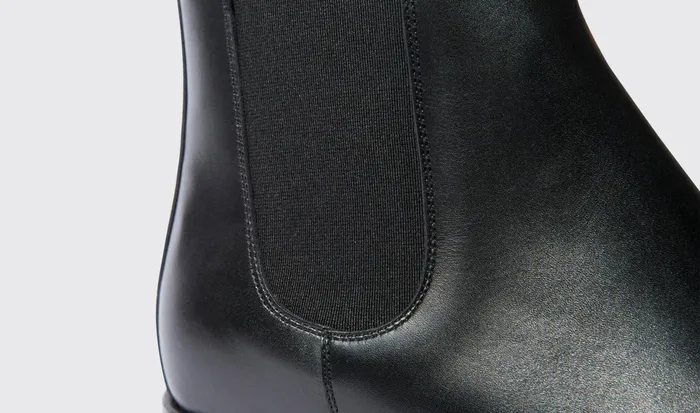 Scarosso Chelsea Boots Men Giancarlo Nero Black Calf