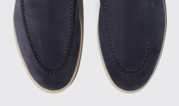 Scarosso Chelsea Boots Women Eugenia Blu Scamosciata Blue 8211 Suede Leather