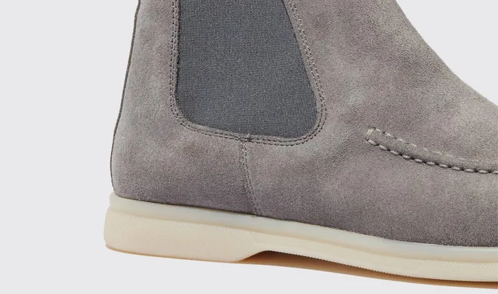 Scarosso Chelsea Boots Women Eugenia Grigia Scamosciata Grey 8211 Suede Leather
