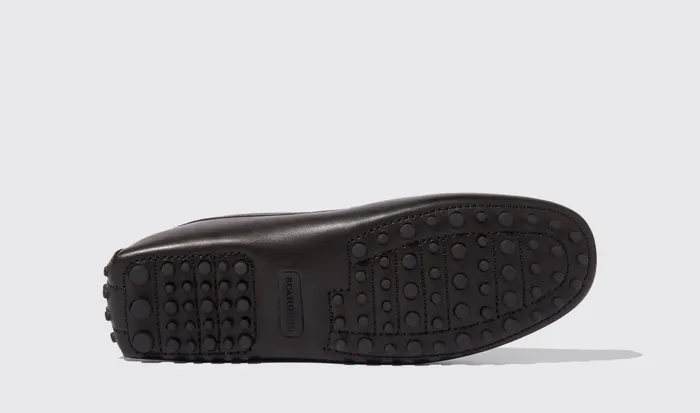 Scarosso Driving Shoes Men Michael Black Black 8211 Calf