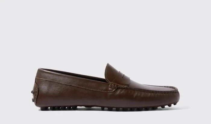Scarosso Driving Shoes Men Michael Brown Brown 8211 Calf