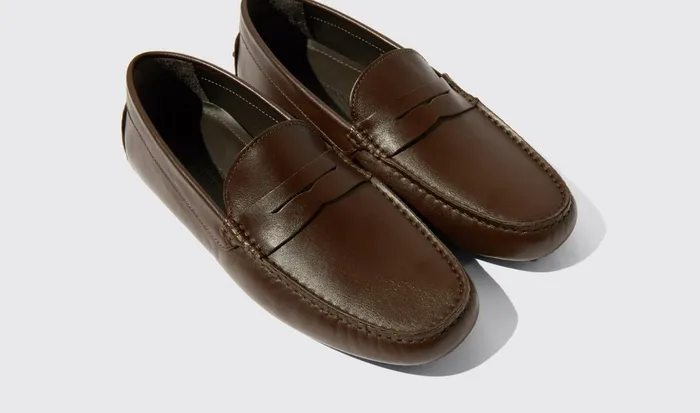 Scarosso Driving Shoes Men Michael Brown Brown 8211 Calf
