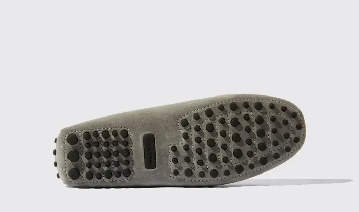 Scarosso Driving Shoes Men Michael Grey Suede Grey 8211 Suede