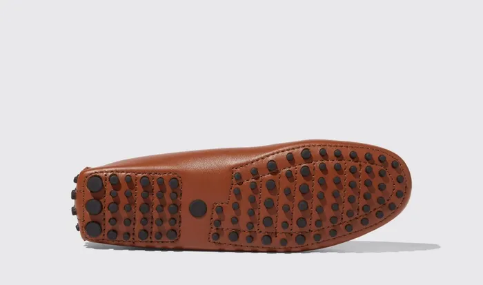 Scarosso Driving Shoes Women Ashley Cognac Cognac 8211 Calf