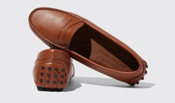 Scarosso Driving Shoes Women Ashley Cognac Cognac 8211 Calf