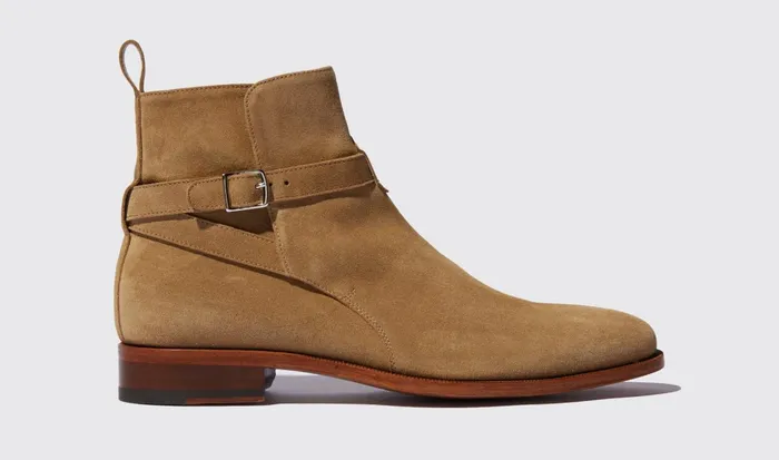 Scarosso Jodhpur Boots Men Libero Beige Scamosciato Beige 8211 Suede