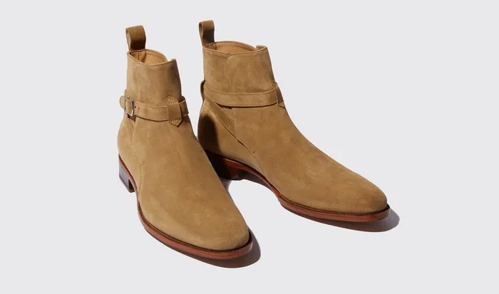 Scarosso Jodhpur Boots Men Libero Beige Scamosciato Beige 8211 Suede