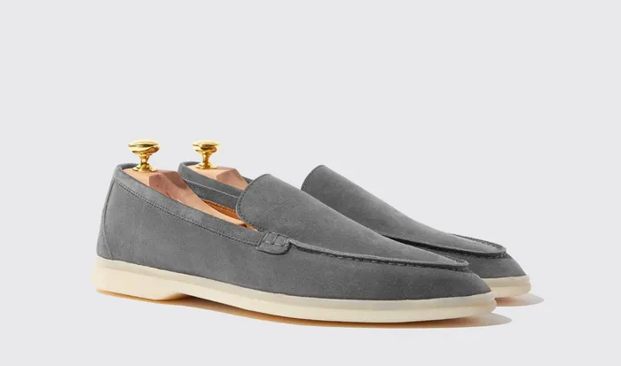 Scarosso Loafers Men Ludovico Grigio Scamosciato Grey 8211 Suede