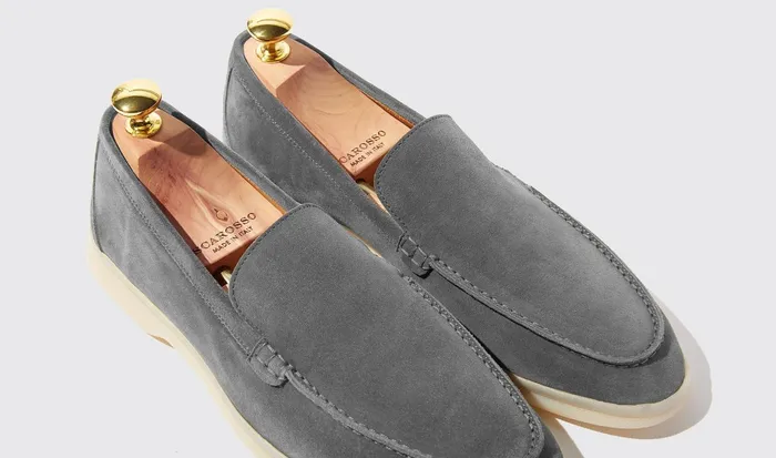 Scarosso Loafers Men Ludovico Grigio Scamosciato Grey 8211 Suede