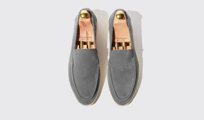 Scarosso Loafers Men Ludovico Grigio Scamosciato Grey 8211 Suede