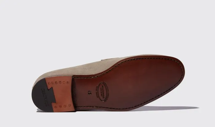 Scarosso Loafers Men Marzio Taupe Scamosciato Taupe Suede