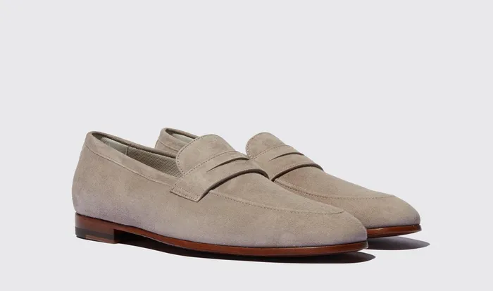 Scarosso Loafers Men Marzio Taupe Scamosciato Taupe Suede