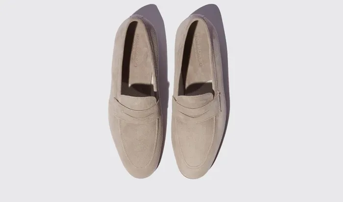 Scarosso Loafers Men Marzio Taupe Scamosciato Taupe Suede