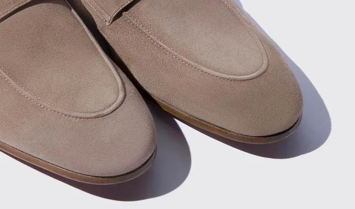 Scarosso Loafers Men Marzio Taupe Scamosciato Taupe Suede