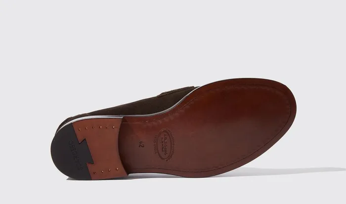 Scarosso Loafers Men Maurizio Moro Scamosciato Brown 8211 Suede