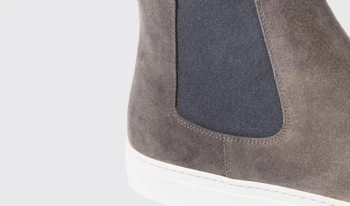 Scarosso Sneakers Men Tommaso Grigio Scamosciato Grey 8211 Suede