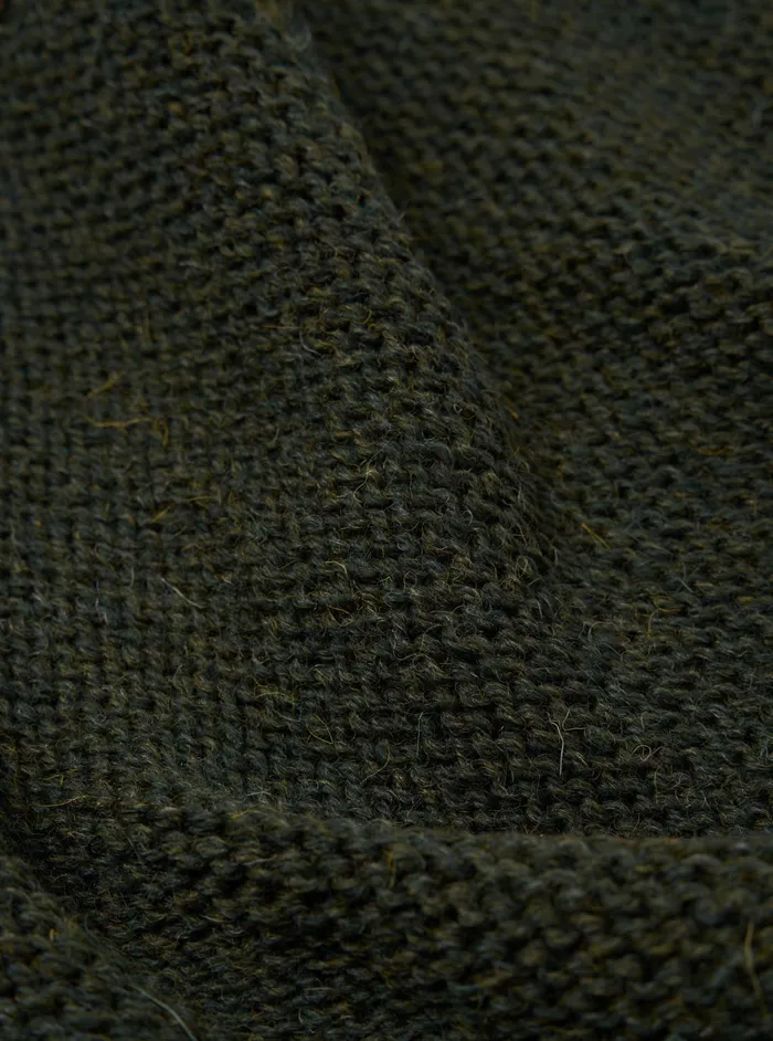 Scarves Men Universal Works Universal Works Wool Scarf In OliveNatural British Wool