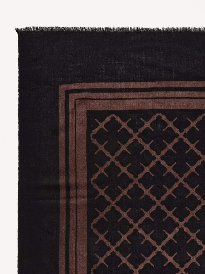 Scarves Women By Malene Birger Cornelis Wool Scarf Dark Chokolate