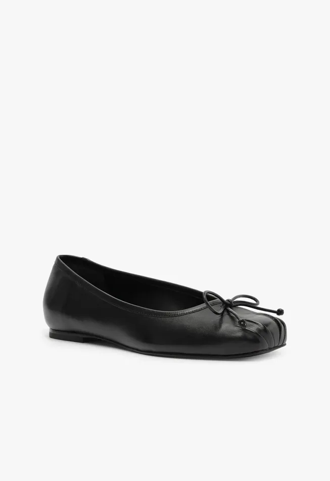 Schutz Shoes Ballerinas Women Arissa Draped Ballet Flat Black