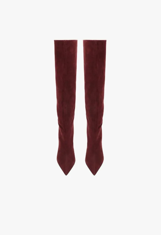 Schutz Shoes Boots Women Cate Curve Boot Cherry Wine