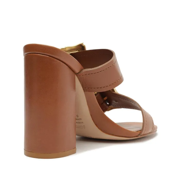 Schutz Shoes Enola Women Enola Leather Sandal New Wood
