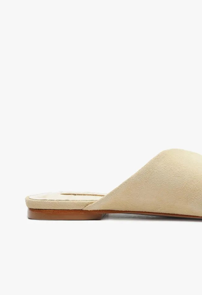Schutz Shoes Flats Women Jodie Flat Sandal Beige