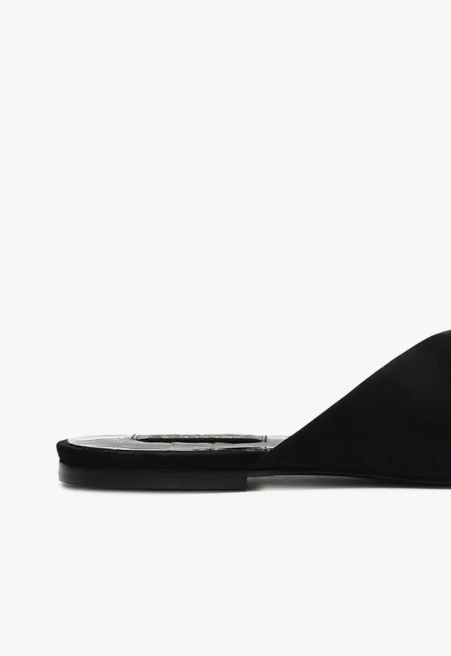 Schutz Shoes Flats Women Jodie Flat Sandal Black