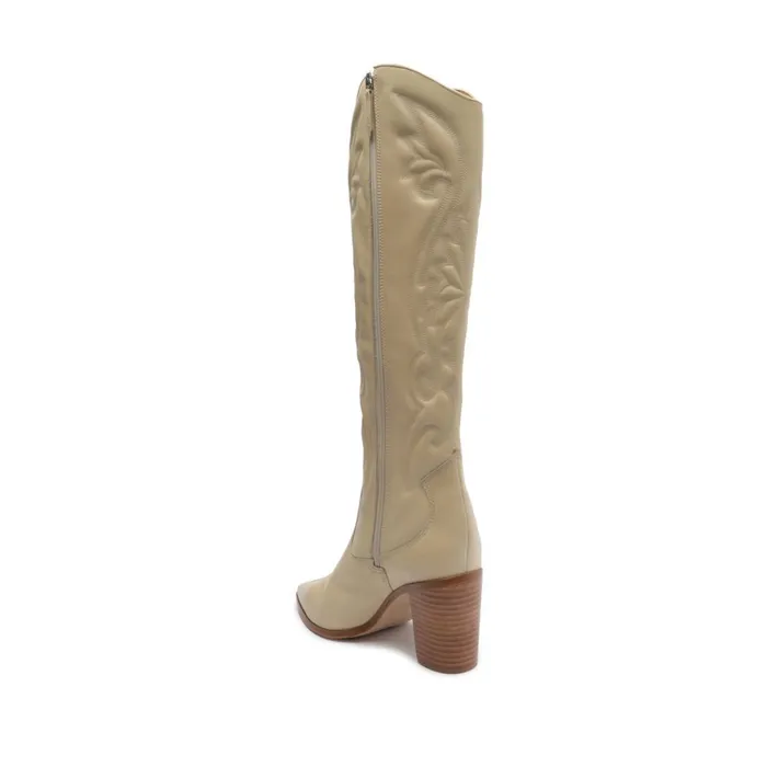 Schutz Shoes Maryana Boots Women Maryana Block West Boot Eggshell Schutz Shoes Maryana Boots Women Maryana Block West Boot Eggshell