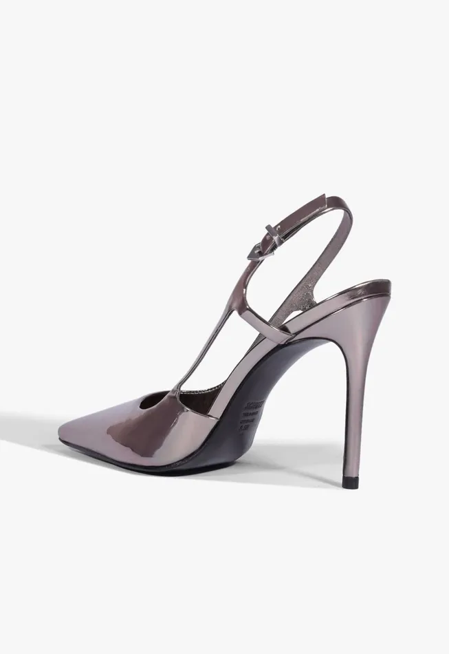 Schutz Shoes Women Boris Sling Pump Silver
