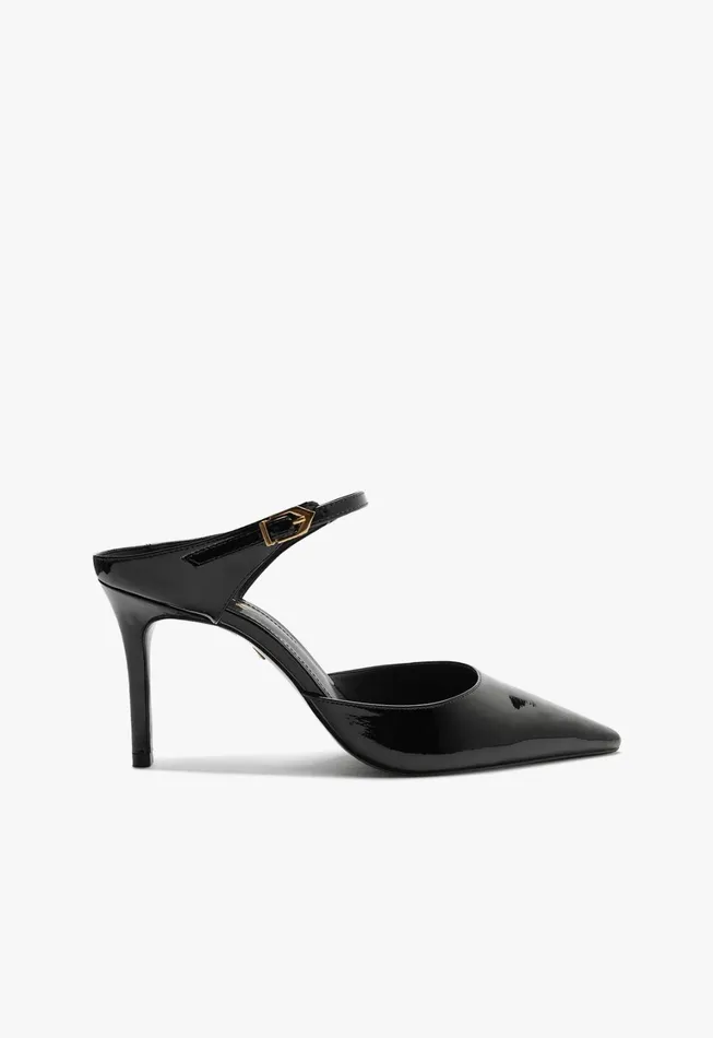 Schutz Shoes Women Laura Mule Leather Pump Black