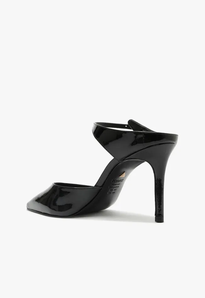 Schutz Shoes Women Laura Mule Leather Pump Black