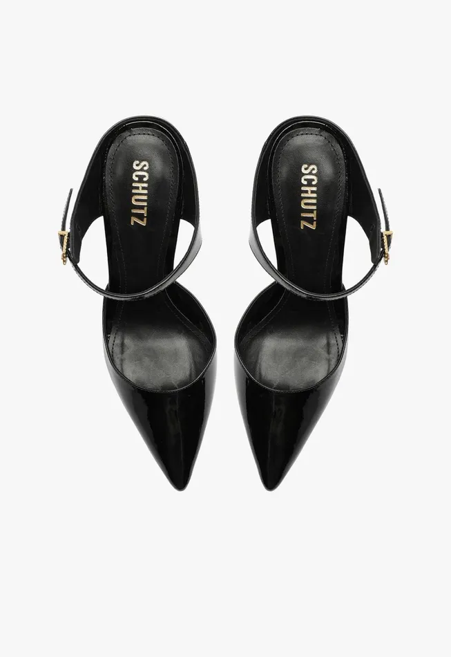 Schutz Shoes Women Laura Mule Leather Pump Black