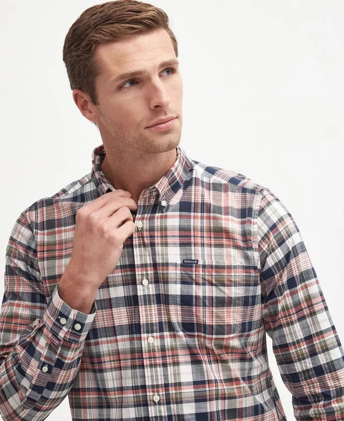 Seacove Tailored Shirt Classic Blue Men Barbour Shirts