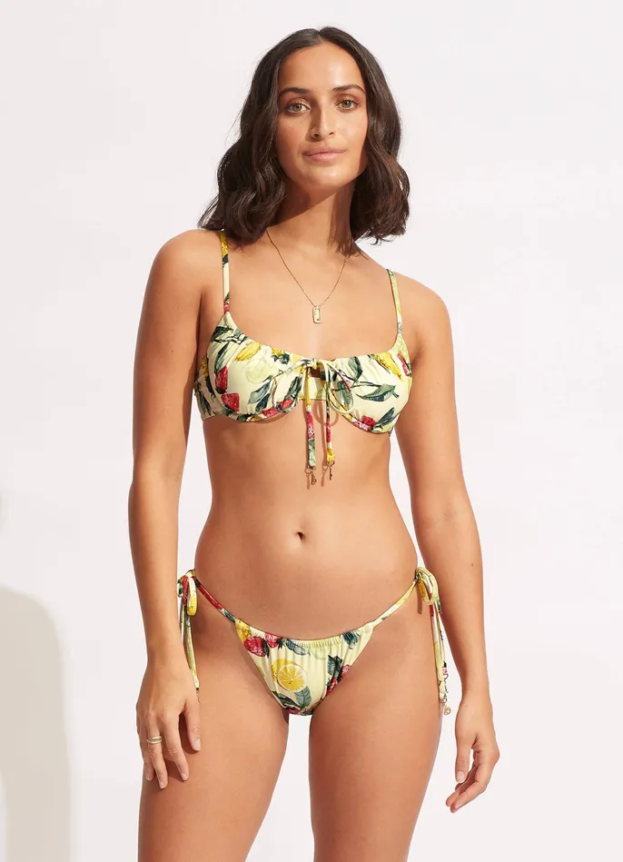 Seafolly Lemoncello Drawstringtie Side Rio Pant 8211 Lemoncello Women Tie Side