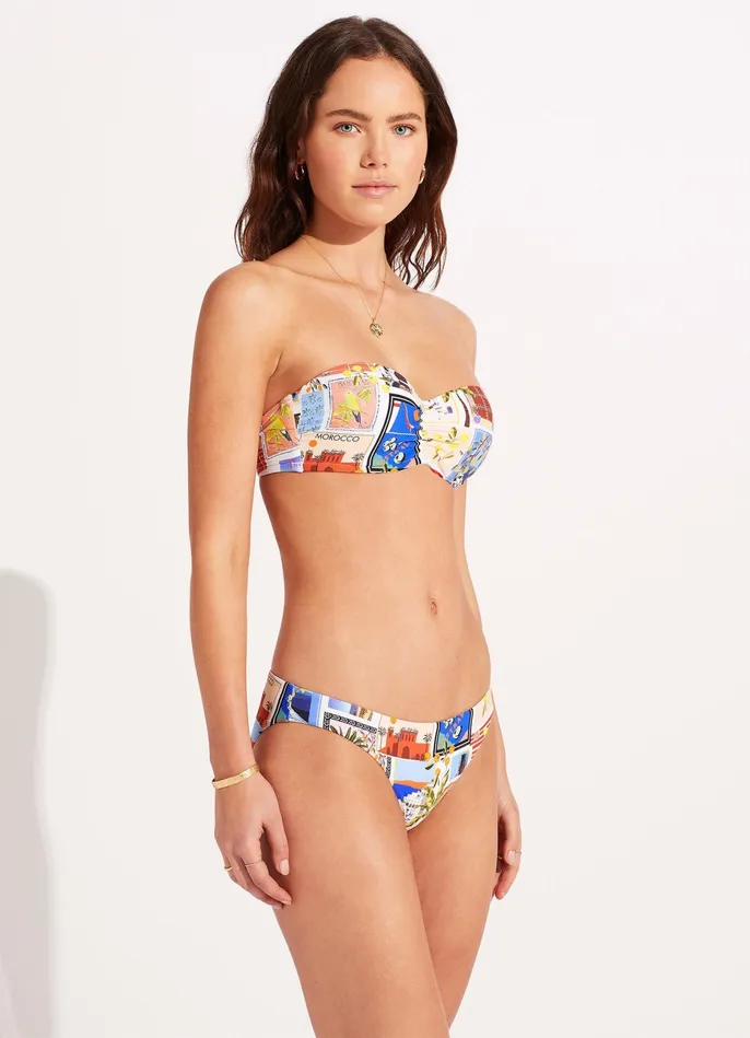 Seafolly On Vacation Bustier Bandeau Bikini Top 8211 Azure Women Bandeau Seafolly On Vacation Bustier Bandeau Bikini Top 8211 Azure Women Bandeau