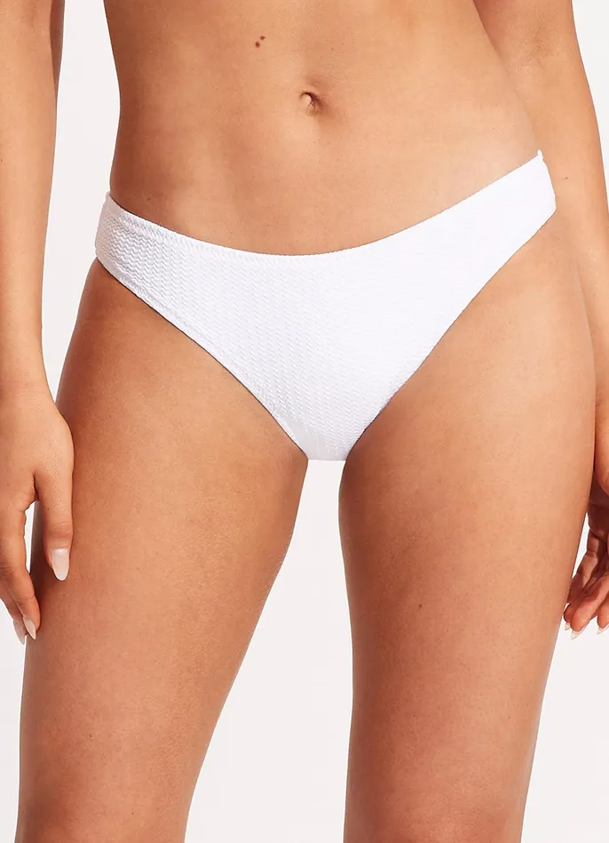 Seafolly Sea Dive Hipster Pant 8211 White Women Hipster