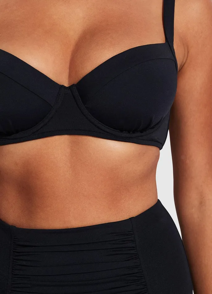 Seafolly Seafolly Collective DD Cup Underwire Bra 8211 Black Women Underwire