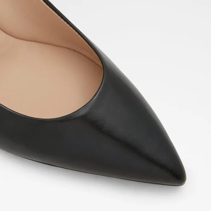 Seirith Black Leather Smooth Women ALDO Heels