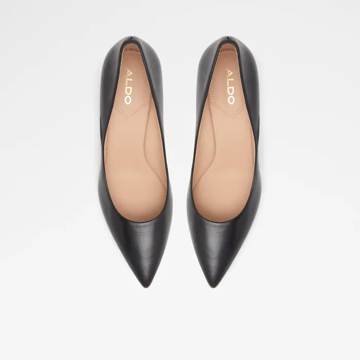 Seirith Black Leather Smooth Women ALDO Heels