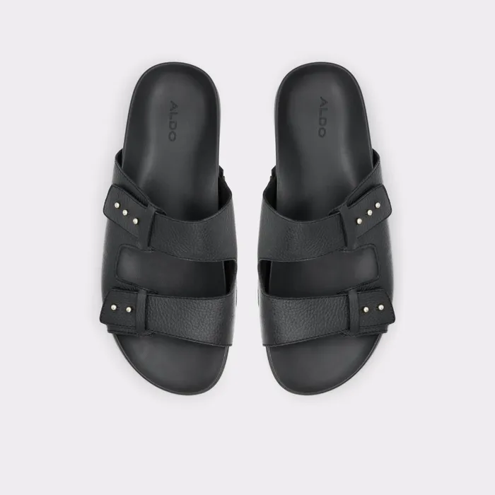 Serham Black Men ALDO Sandals and Slides