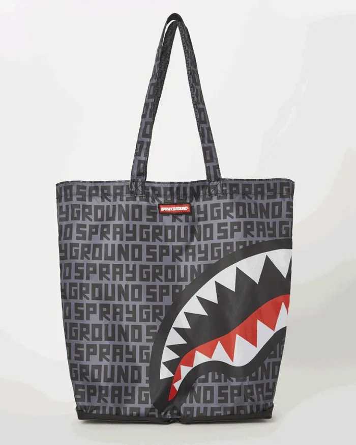 SHARKFINITY STEALTH PILOT PACKABLE TOTE Bags SPRAYGROUND