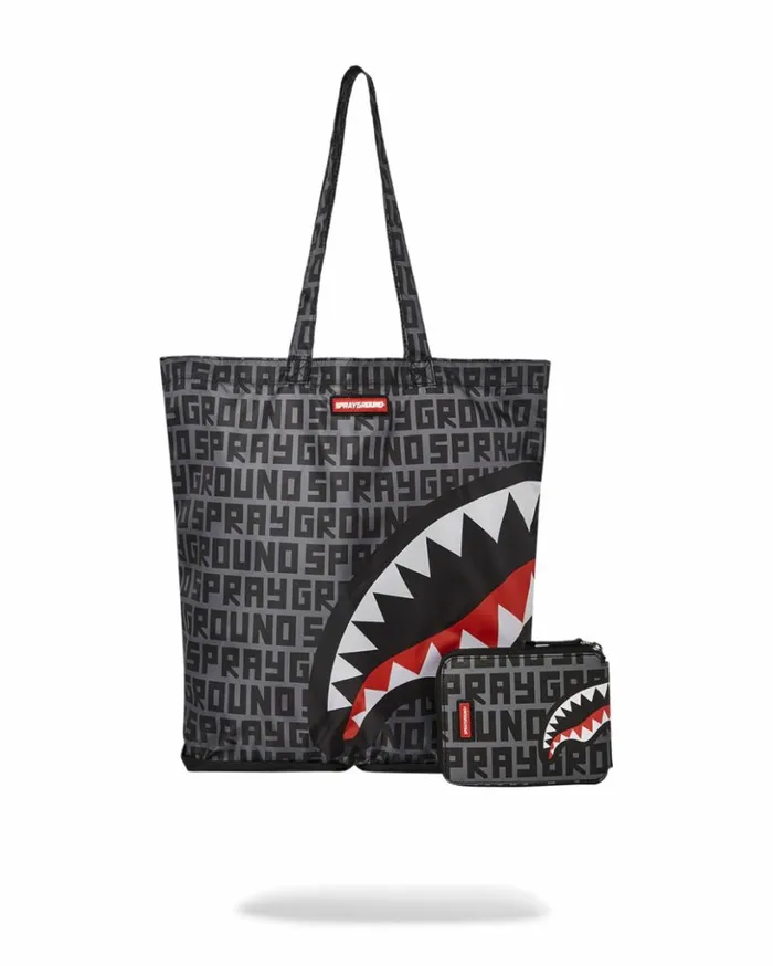SHARKFINITY STEALTH PILOT PACKABLE TOTE Bags SPRAYGROUND