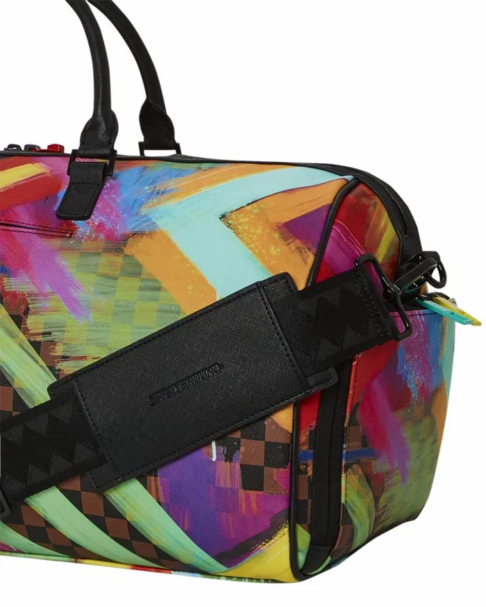 SHARKS IN PARIS CITY STREAKS DUFFLE Bags SPRAYGROUND