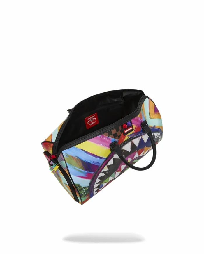 SHARKS IN PARIS CITY STREAKS DUFFLE Bags SPRAYGROUND