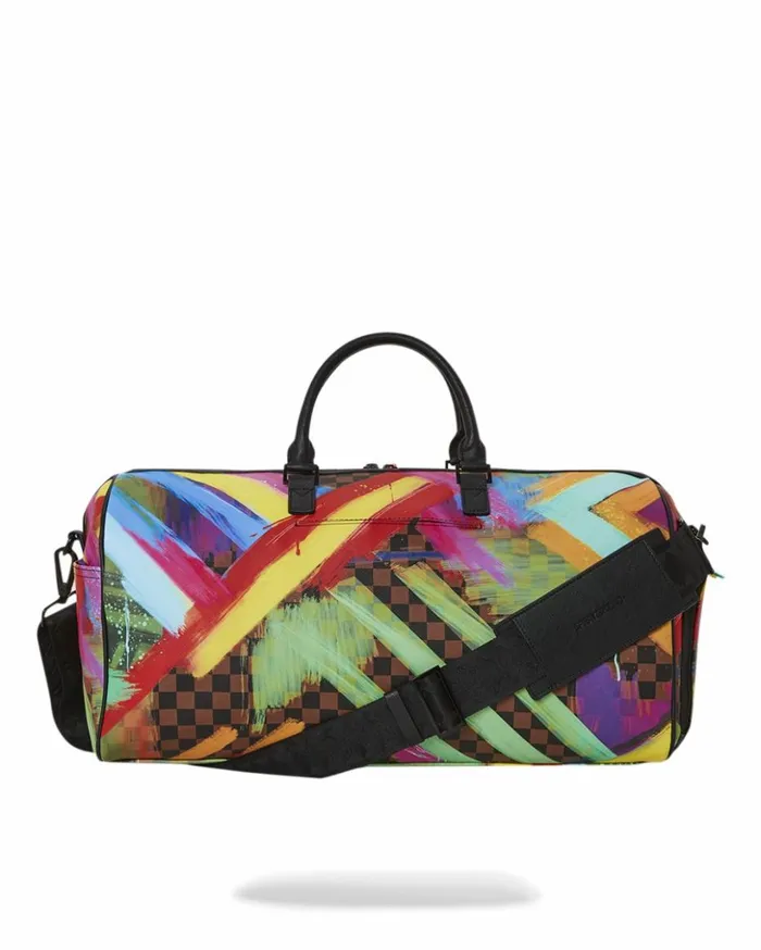 SHARKS IN PARIS CITY STREAKS DUFFLE Bags SPRAYGROUND