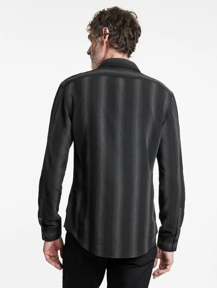 Shirts Men John Varvatos BUCKS SHIRT Black