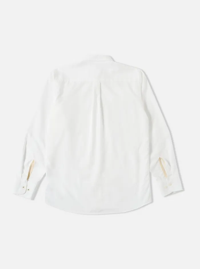 Shirts Men Universal Works Universal Works Daybrook Shirt In White Organic Oxford