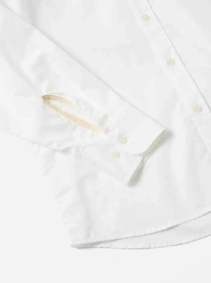 Shirts Men Universal Works Universal Works Daybrook Shirt In White Organic Oxford