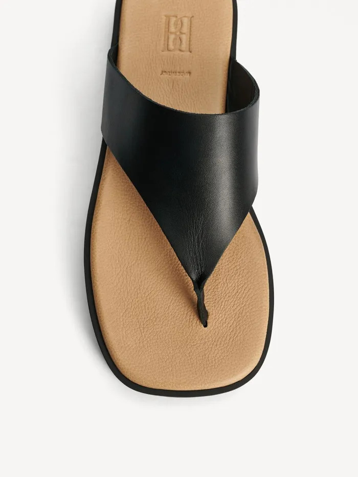 Shoes Women By Malene Birger Marisol Leather Sandals Black