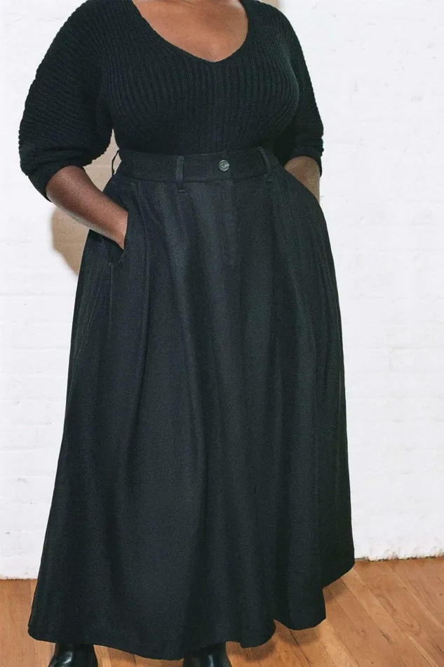 Shop Core Collection Mara Hoffman Tulay Skirt Black Shop Core Collection Mara Hoffman Tulay Skirt Black